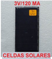Celda Solar 3V/120mA